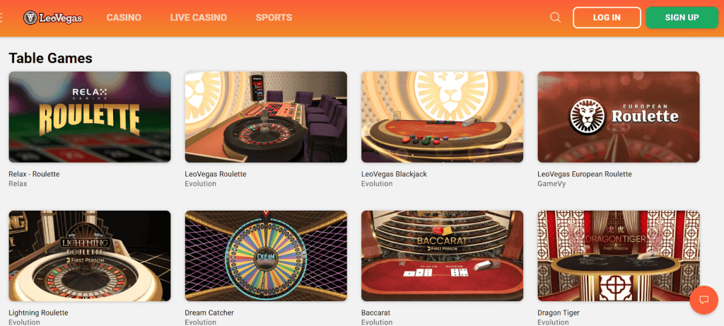 Best Roulette Casino Site - LeoVegas Casino